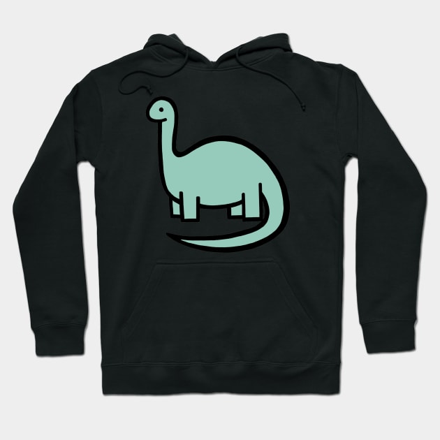 Light Sage Green Dinosaur Hoodie by UndrDesertMoons